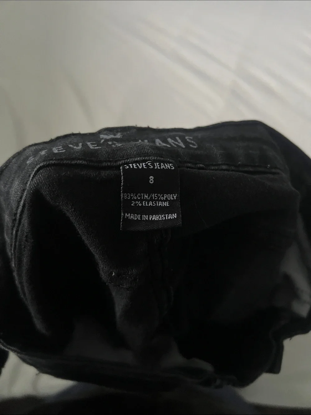Men's Black Straight Leg Jeans